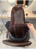 艶髪！ボルドーカラー☆レイヤーカット髪質改善