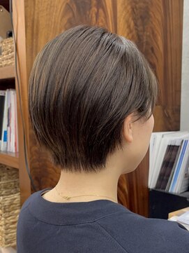 ガーデン 渋谷(GARDEN) ショート　ショートボブ　ハンサムショート　前髪　暗めカラー