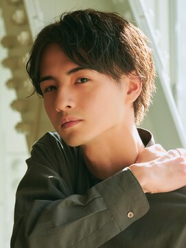 エルマーク 高槻(L-MARK) センターパート/波巻きパーマ/スパイラルパーマ/men's