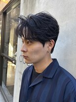 メンズココ メンズパーマ 韓国ヘア 日本橋店(MENS COCO)&nbsp;フェザーパーマメンズセンターパート