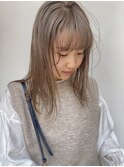 ペールベージュ/表参道/酸性ストレート/髪質改善/サブリミック
