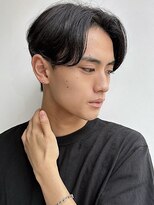 トルネード(TORNADO)&nbsp;色気ある毛流れフェザーパーマアップバングビジネスシーン A1017