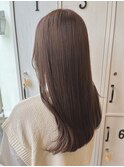 ヌーディベージュ/セミロング