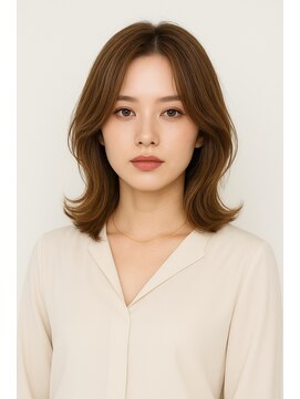 エシカル(ethical) 結べる長さのミディアムレイヤー