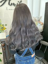 アミリー ひたち野うしく店(Amily)&nbsp;ハイライトバレイヤージュダブルカラーケアブリーチ20代30代