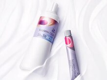 【イルミナカラー】でブリーチなしでも革命的な透明感を得られ、柔らかな淡い発色に。[ブリーチ]