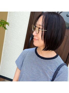スターベリーズ ヘアデザイン(star beleiz) よゆうで縛れるきりっぱなしボブ