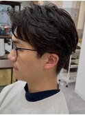 フェザーパーマ／ニュアンスパーマ／韓国マッシュ／我孫子/men's