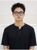 ピンパーマで作る！動きのある男らしい短髪◎