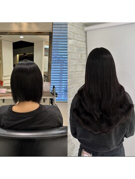 リゼル シブヤ(RISEL SHIBUYA) ボブからエクステでロングヘアに！