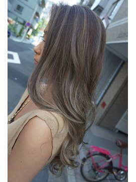 ガナンシア 横浜本店(ganancia) メッシュmixベージュカラー♪