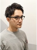 前髪立ち上げナチュラルショート