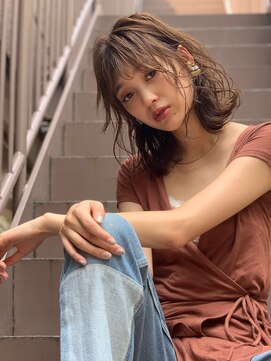 ブラウヘアアンドケア(care) ラフボブ&ウェットパーマ