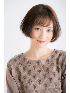 ビス ヘア アンド ビューティー 西新井店(Vis Hair＆Beauty) 20代30代大人かわいい丸みショートボブ×ブランジュ♪