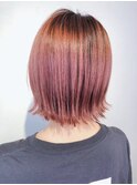 【ブリーチあり】ベールピンクカラー◎