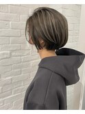 ショートボブハイライト