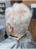 グレーヘアスタイル