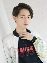 ブルーダー(Bruder)&nbsp;リバースかき上げヘア　サイドパートスタイル