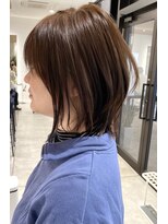 ステアケース 武蔵小杉店(stair:case)&nbsp;ショートレイヤー/ミディアム/脱白髪染め/ハイライト/グレージュ