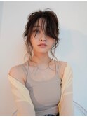 #ヘアアレンジ#編み込み#ポニーテール#アップスタイル
