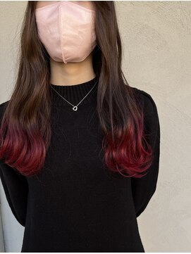 ルグラン(Le.grand) 裾カラー♪レッド