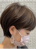 大人可愛いマッシュショート/前髪ありショート/PEEK-A-BOO 坂本