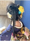 成人式　卒業式　和装　ヘアセット　辻堂