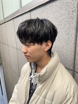 ハイプ(HYPE) センターパート/メンズ/センターパート/ニュアンスパーマ/波巻き