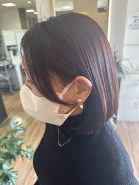 ルシード スタイル レクラ 栄生店(L'UCIDO STYLE L'eclat) 白髪ぼかしキャンディピンク