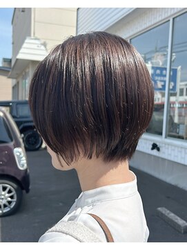 ヘアスタジオ ブリエ(HAIR STUDIO BRILLER) 2024 ショートボブ×セピアベージュ