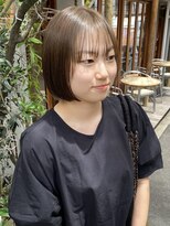 ラミエバイメルト 下北沢(lamie by melt)&nbsp;花田/ボブ/ミニボブ/セミディ/シアーカラー/オリーブベージュ