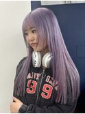 ペールラベンダー/髪質改善/ダブルカラー/ブリーチ/20代/小顔