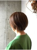 ふんわり丸み大人ショート♪40代50代60代