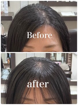 ヘアーアンドメイク ビス(HAIR&MAKE bis) 前髪クロスパーマ