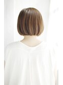 レイヤーカットウェットヘアデザインカラーオリーブベージュ/137