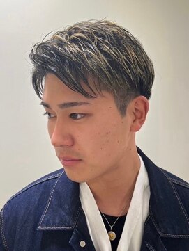 ヒロギンザ 新橋店(HIRO GINZA) 七三メッシュ