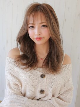 アグ ヘアー エルメ 大館大町店(Agu hair elme) 《Agu hair》ハイトーン×女っぽヨシンモリセミ