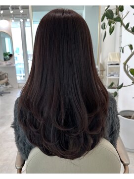 レミエ ダイカンヤマ(lemiie) ワンカールレイヤー★韓国★レイヤーロング