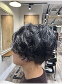 クセ毛風メンズパーマ