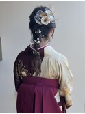 卒業式ヘアセット/編みおろし