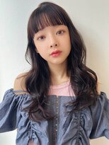 ホフ 大阪心斎橋店(F.O.F) ベージュインナーカラーショートボブレイヤーミディアム前髪