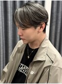 メンズハイライトバレイヤージュシャドールーツセンターパート