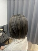 切りっぱなしボブ