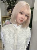 夏カラー！透明感ホワイト～カラー