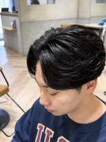 曲がる縮毛矯正専門店 バイ レイズ 名駅(曲がる縮毛矯正専門店 by RAYS)&nbsp;ナチュラル刈り上げセンターパートニュアンスパーマ  h