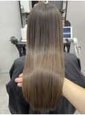 憧れの艶髪を♪カラーカット髪質改善トリートメント