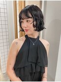 オシャレ感たっぷりミニボブパーマ