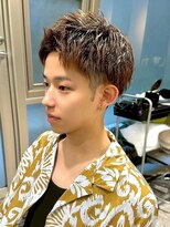ヘアーアンドメイク ファット(Hair&Make PHAT)&nbsp;メンズカット爽やかベリーショート透明感ベージュカラー