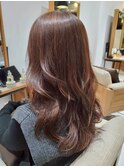 艶髪カール/透明感/ブラウン/レイヤーカット