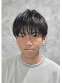 学生・メンズ・シースルーマッシュ
